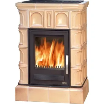 Krbová kamna Kachlová kamna ABX Britania KP I kachlový sokl tabakbraun