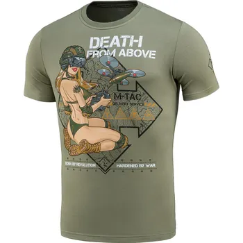 Pánské tričko M-TAC triko DELIVERY SERVICE - různé barvy a velikosti Velikost: Light Olive S