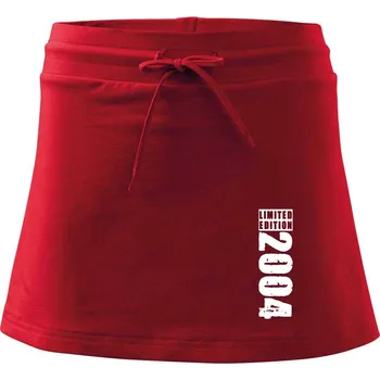 Dámská sukně Limited edition 2004 pruh - Sportovní sukně - two in one - L ( Červená )