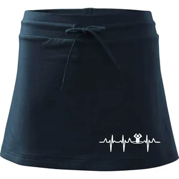 Dámská sukně EKG otužování - Sportovní sukně - two in one - XL ( Námořní modrá (velmi tmavá - téměř černá) )