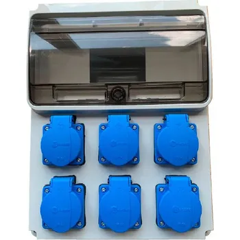 Rozvaděč 66006.60000 zásuvková kombinace osazená ELEKTRIUM