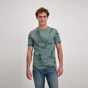 Pánské tričko Pánské tričko CARS JEANS Torro 63663 Barva: Zelená, Velikost: XXL