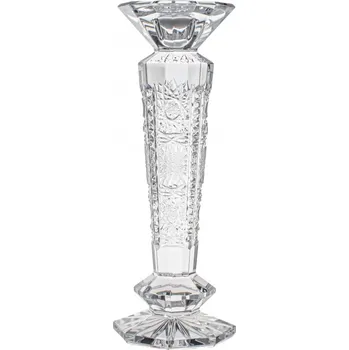 Sklenice Broušený svícen, Stella, Royal Crystal, 25,5 cm