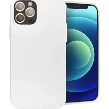 Pouzdro na mobilní telefon Pouzdro i-Jelly Case Mercury iPhone 12 Pro Max - Stříbrné