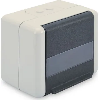 vypínač a zásuvka Digitus DN-93844-OD zásuvka RJ-45 Černá, Šedá