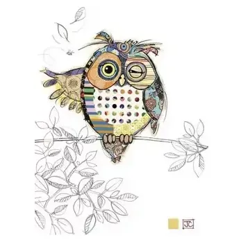 Luxusní přání BUG ART Sovík (Blahopřání s obálkou, sovička, sovy, sova)