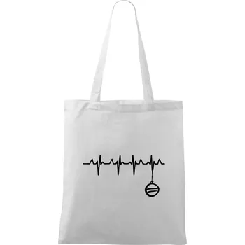 Nákupní taška EKG Vánoční ozdoba - Taška bavlněná - 42 x 38 cm ( Bílá )