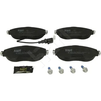 Brzdová destička Sada brzdových destiček, kotoučová brzda HART 252 930