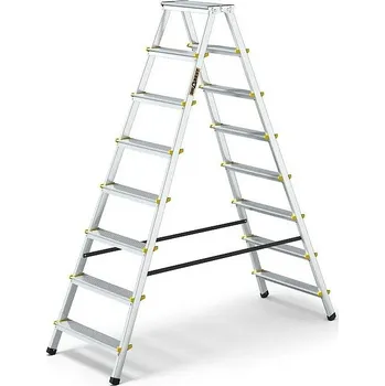 Schůdek Profi hliníkové schůdky oboustranné 150 kg