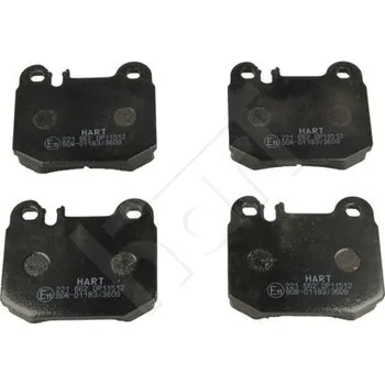 Brzdová destička Sada brzdových destiček, kotoučová brzda HART 221 662