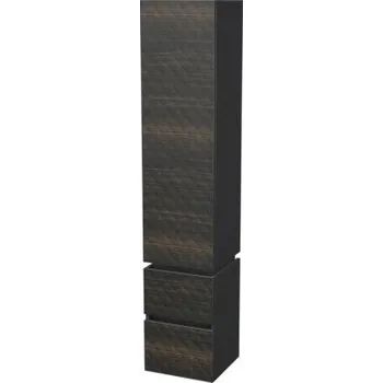 Koupelnový nábytek Koupelnová skříňka vysoká Intedoor STORM 3D hnědá 35 x 171,8 x 35 cm STORM 3D SV 35 1D2Z L LR29