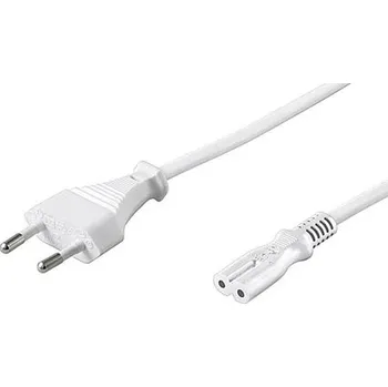 Napájecí kabel GOOBAY Kabel CEE 7/16 (C) vidlice, IEC C7 zásuvka 1,8m Zásuvky:1