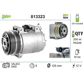 Klimatizace automobilu Kompresor, klimatizace VALEO 813323