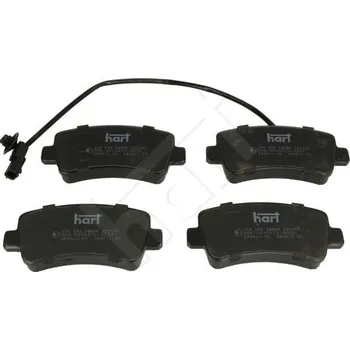 Brzdová destička Sada brzdových destiček, kotoučová brzda HART 250 594