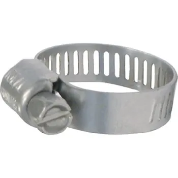 Průmyslová sponka Noname spony šnekové perforované DW2 polonerezové - šířka pásku 8mm Rozsah spony (mm): 10-16 mm