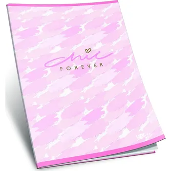 Sešit sešit 440, A4, 42 listů, bez linek, edice CHIC, Forever