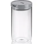 KELA Dóza ARIK skleněná šedá 1,2 l KL-12109