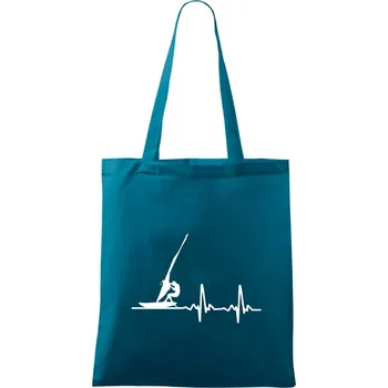 Nákupní taška EKG Windsurfing - Taška bavlněná - 42 x 38 cm ( Petrolejová )