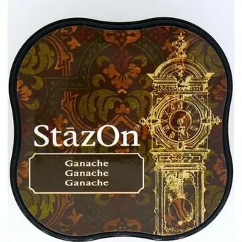 Razítková poduška Tsukineko voděodolný inkoust StazOn Midi, ganache