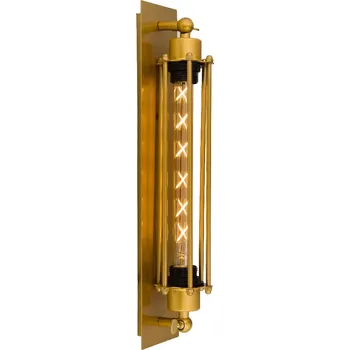 Nástěnné svítidlo Retro nástěnné světlo LOFT - zlatá barva