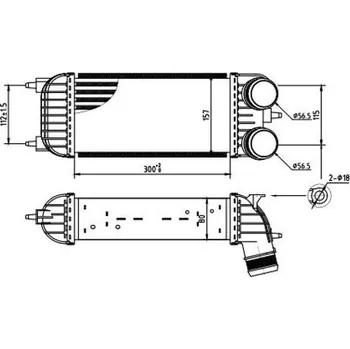 Chladič motoru Chladič turba HART 636 910