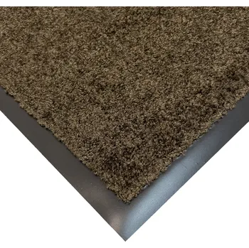 Rohožka Hnědá pratelná vstupní rohož FLOMA Twister - délka 60 cm, šířka 80 cm, výška 0,8 cm