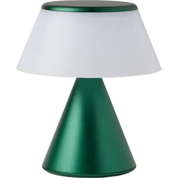 Lampička Lexon, LED lampa Luma S tmavě zelená - Formadore