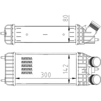 Chladič motoru Chladič turba HART 614 080