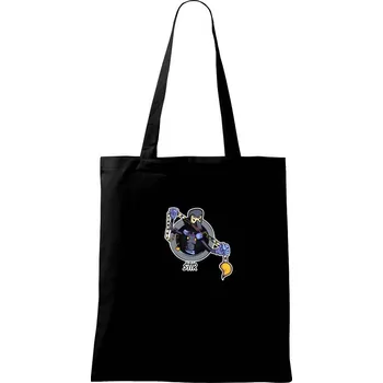 Nákupní taška Znamení komiks štír - Taška bavlněná - 42 x 38 cm ( Černá )