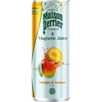 Voda Perrier & Juice – Ananas & Mango slim can 250ml