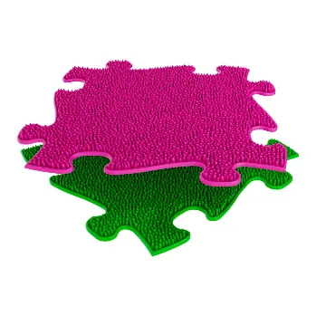ortopedická podložka Ortopedická podlaha MUFFIK puzzle Tráva tvrdá zelená