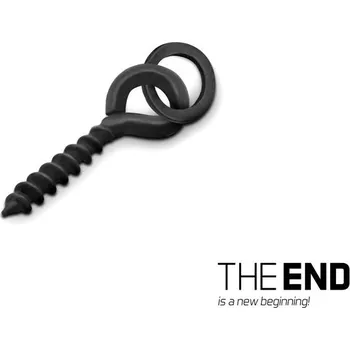 Vrtáček na nástrahy s kroužkem Delphin THE END POP Screw / 15ks/M