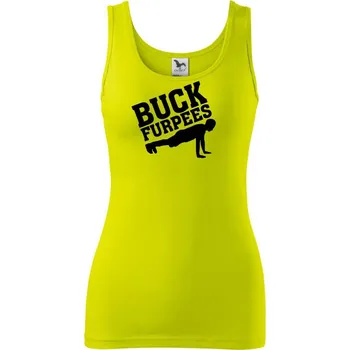 Dámské tričko Buck furpees - Dámské tílko - XL ( Limetková )