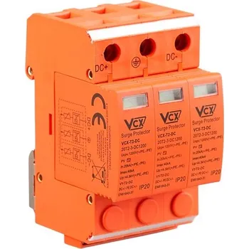 Přepěťová ochrana Přepěťová ochrana VCX DC X1-T2-DC-3P třída T2 (C) 3P 1200V Professional Plus orange
