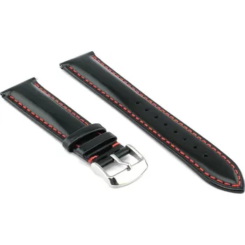 Řemínek na hodinky UNIVERSAL LEATHER STRAP LUS03-BK