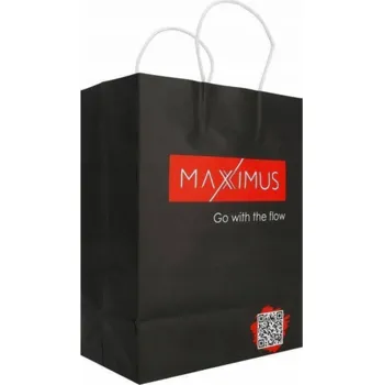Dárková taška Maxximus MAXXIMUS PAPÍROVÁ TAŠKA ČERNÁ, 21*11*27cm