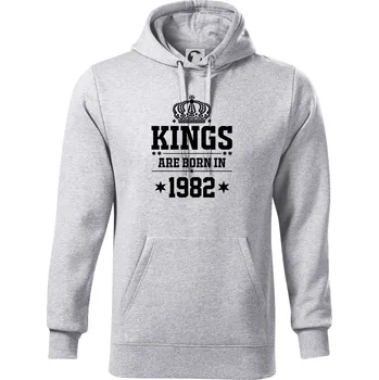 Pánská mikina zrození cykl - Mikina pánská Cape s kapucí - 5XL ( Světlešedý Melír )