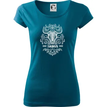 Taurus - vintage - Dámské triko Pure - XS ( Petrolejová )