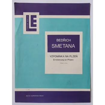 Smetana Bedřich - Vzpomínka na Plzeň klavír