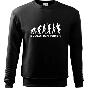 Chlapecké tričko Evolution poker - Mikina Essential dětská - 158 cm/12 let ( Černá )