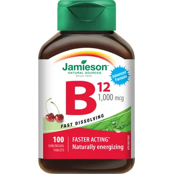 Jamieson Vitamín B12 třešeň 100 tbl. 