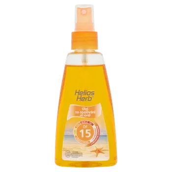 Přípravek na opalování Helios Herb Olej na opalování ve spreji SPF15 150 ml