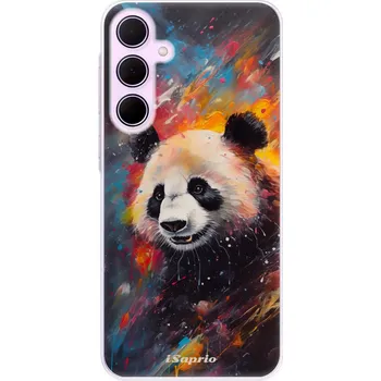 Odolné silikonové pouzdro iSaprio - Panda 02 - Samsung Galaxy A55 5G