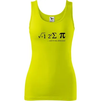 And it was delicious - Dámské tílko - S ( Limetková )