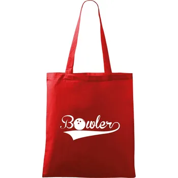 Bowler - Taška bavlněná - 42 x 38 cm ( Červená )