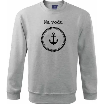 Pánská mikina Na vodu - Mikina Essential pánská - XL ( Světlešedý Melír )