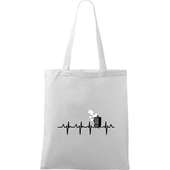 EKG udírna - Taška bavlněná - 42 x 38 cm ( Bílá )