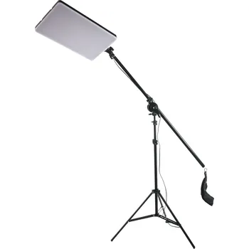Studiové světlo LED světlo Panel 56x28cm stmívatelné 2800-6500K Dálkové ovládání + Rameno