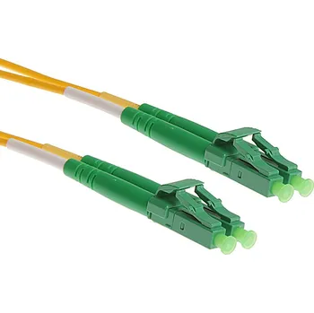 Síťový kabel Masterlan optický patch cord, LCapc/LCapc, Duplex, Singlemode 9/125, 15m