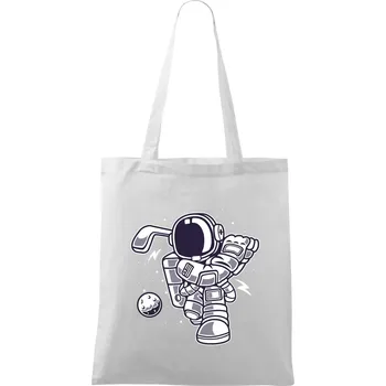 Nákupní taška Florbalátor - Taška bavlněná - 42 x 38 cm ( Bílá )